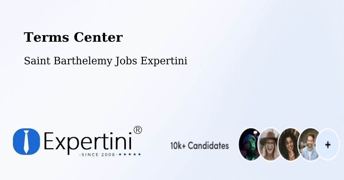 Terms of Service – Saint Barthelemy - Saint Barthelemy Jobs Expertini